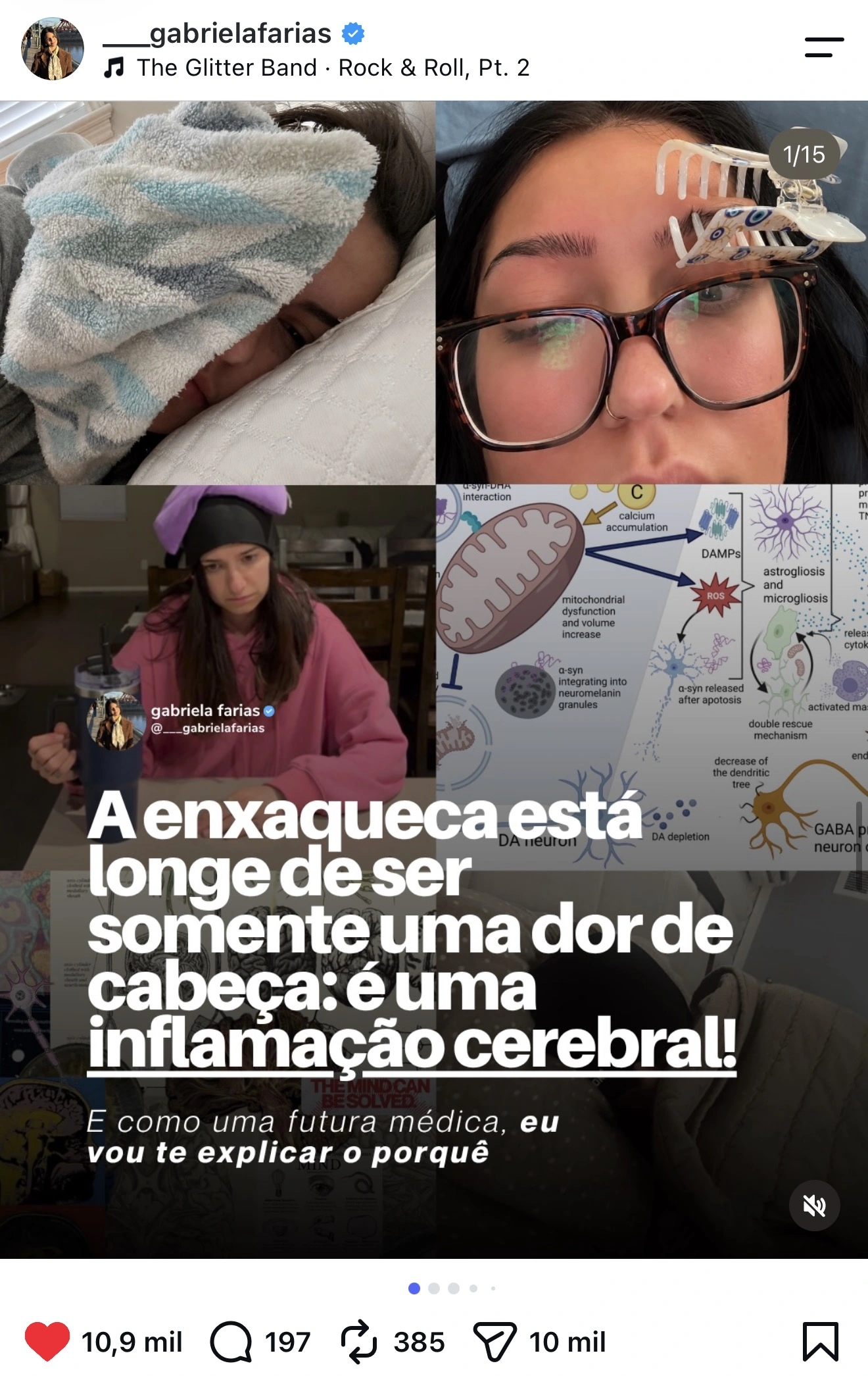 Post da Gabriela Farias com 20 mil curtidas: Quanto menos gordura você come, mais doente você fica