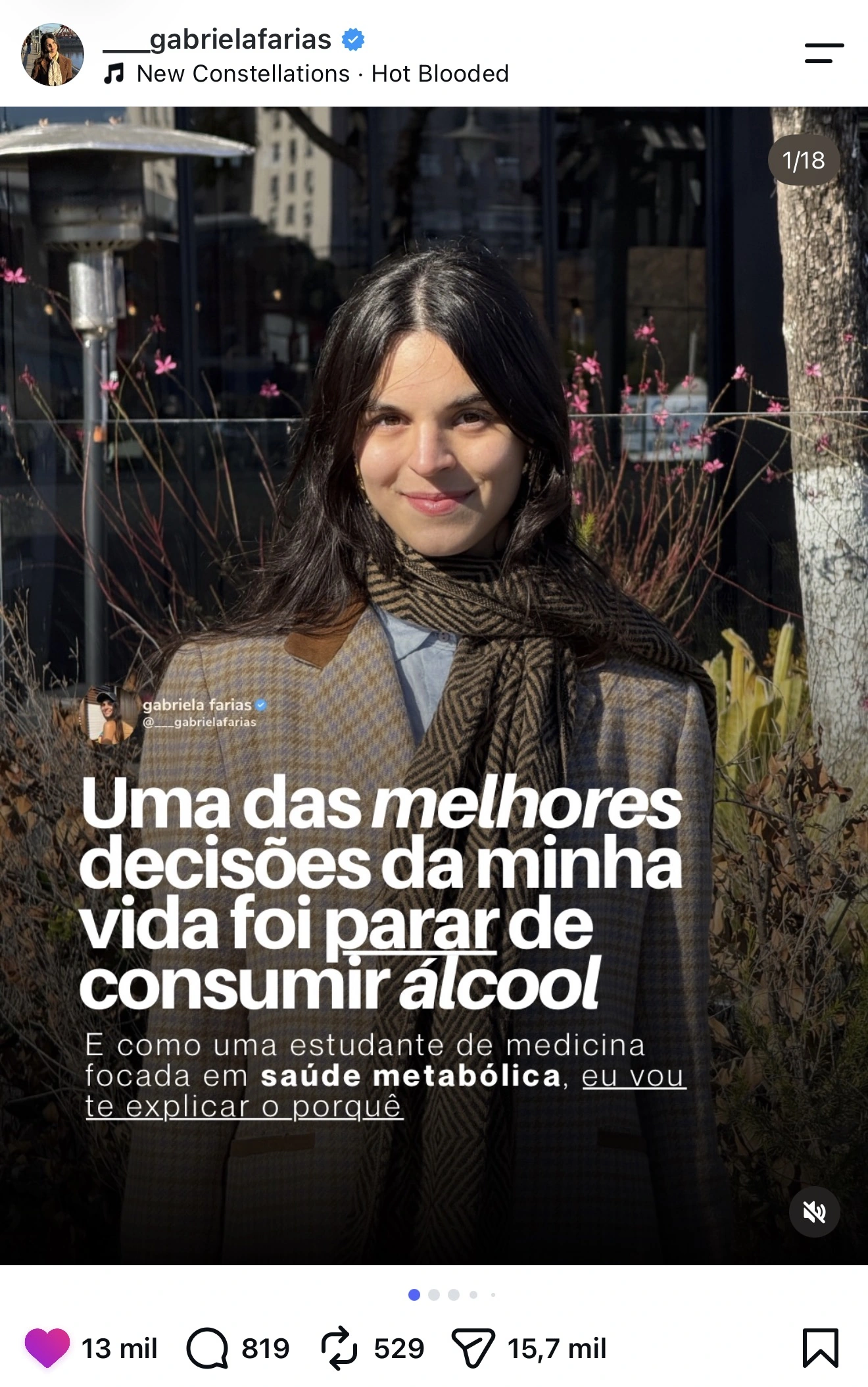 Post da Gabriela Farias com 14,6 mil curtidas: A arte de se entediar está, aos poucos, desaparecendo