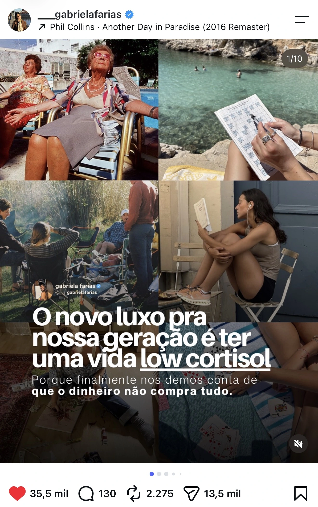 Post da Gabriela Farias com 13,5 mil curtidas: A resistência à insulina é a raiz de todas as doenças que nós não queremos ter
