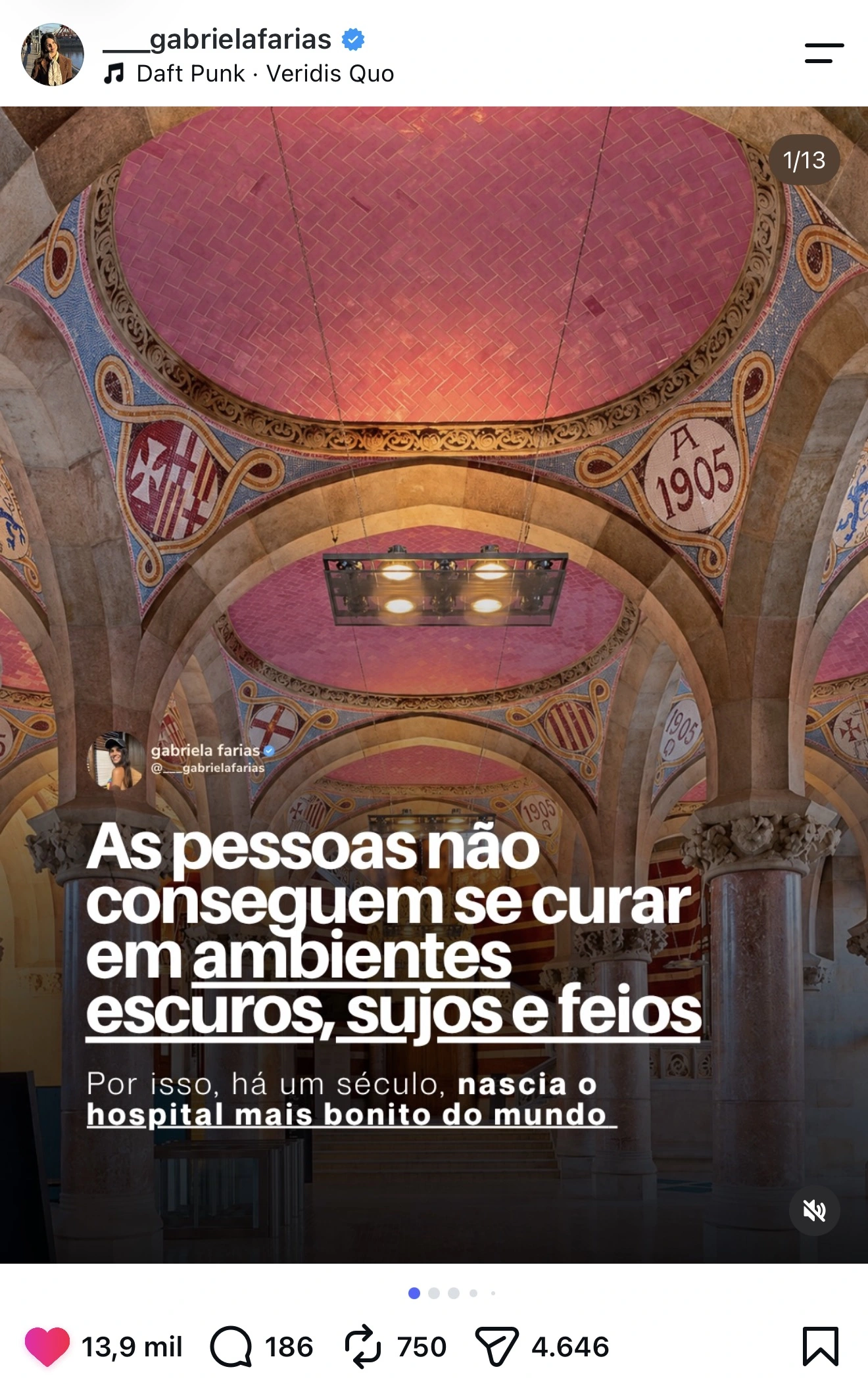 Post da Gabriela Farias com 10,3 mil curtidas: Coisas que eu parei de fazer quando entendi sobre metabolismo
