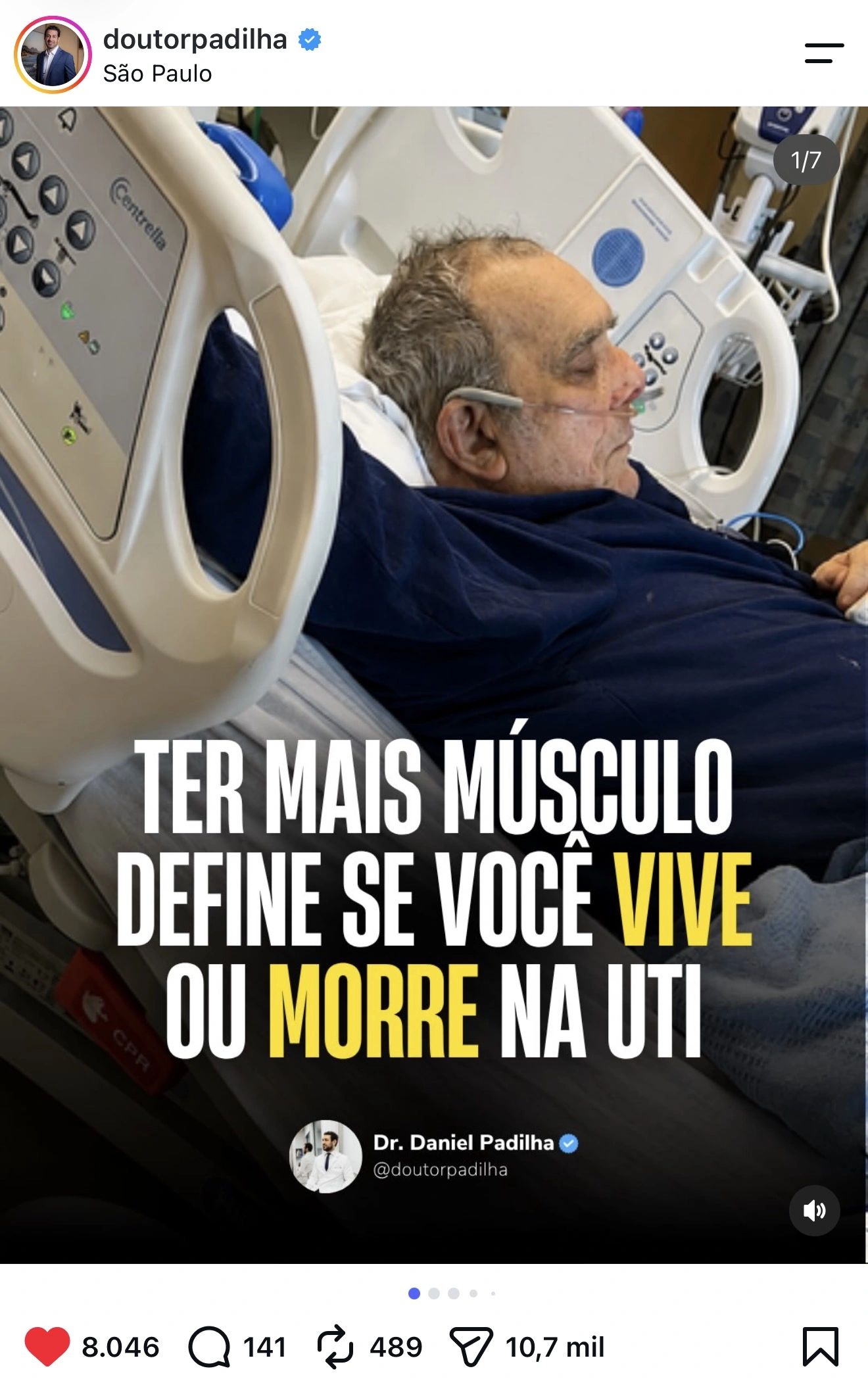 Resultado de Dr. Daniel Padilha . print original da publicação